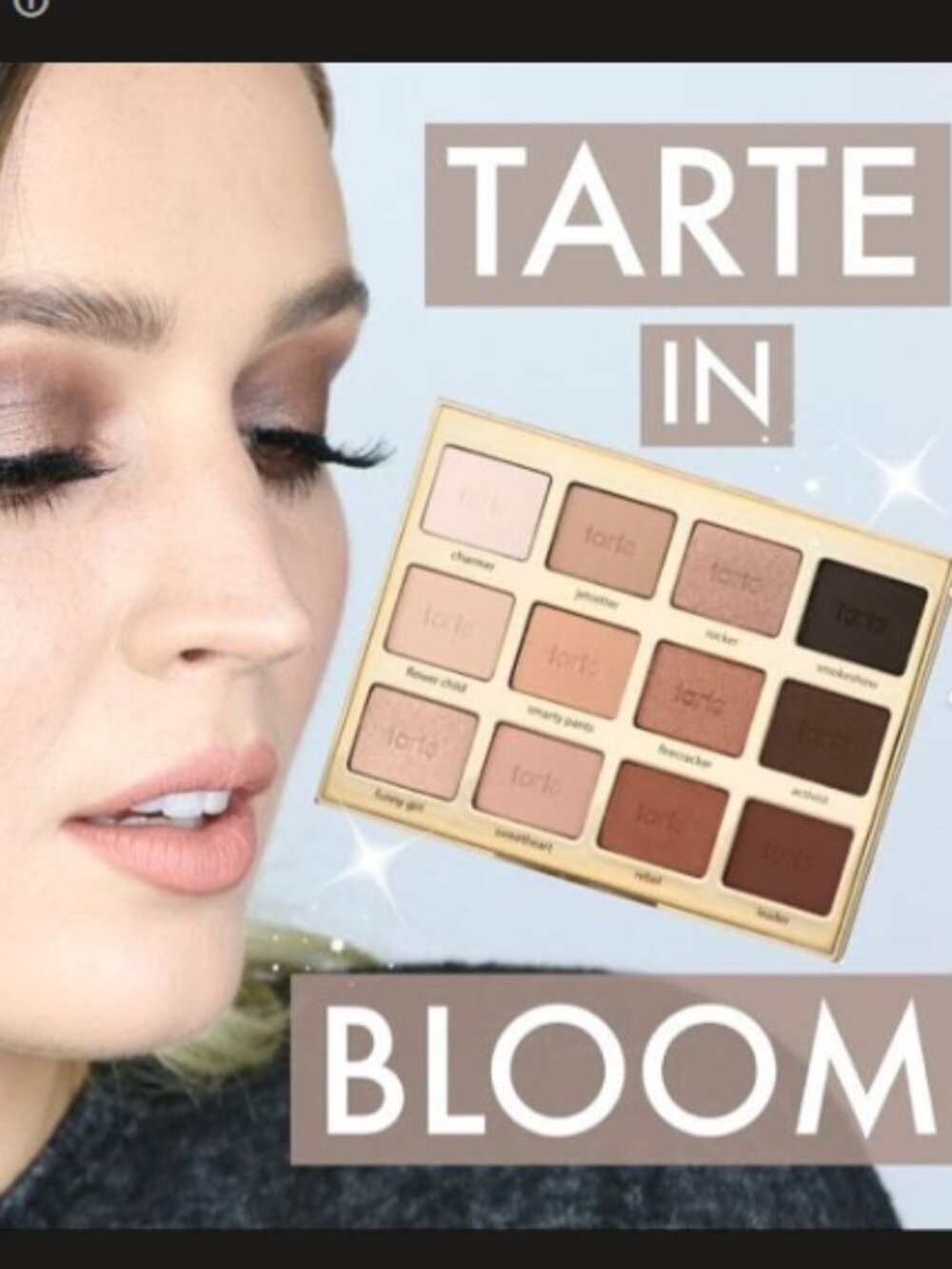 TARTE 'Tartelette in Bloom' Eyeshadow Palette - 12 shades - NWT - Picture 10 of 13